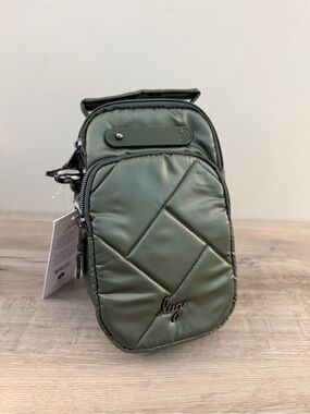lug Metallic Olive Skeeter Mini Crossbody Bag - NWT